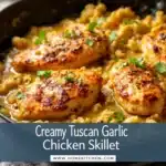 Creamy Tuscan Garlic Chicken Skillet - featured image