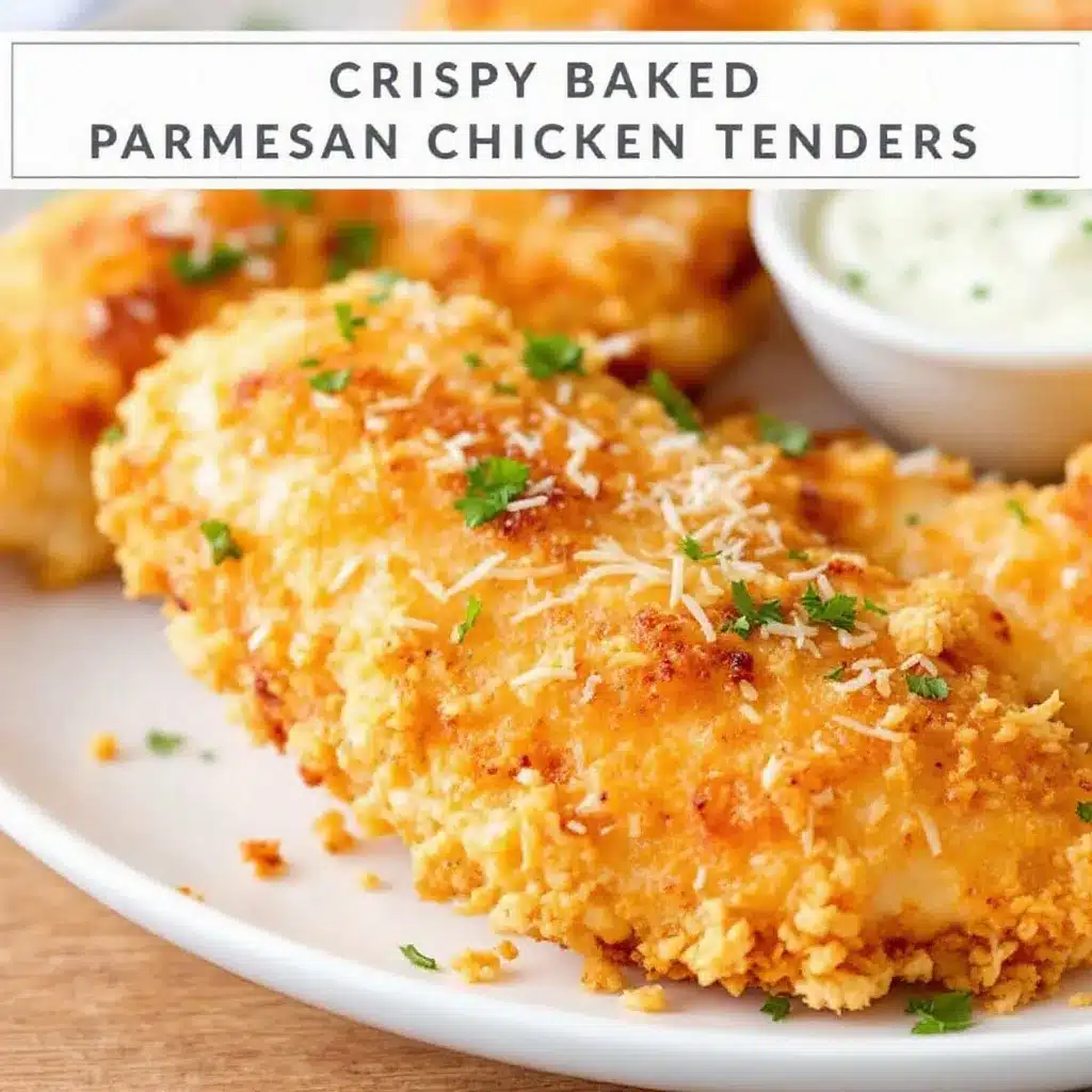 crispy baked parmesan chicken tenders preparation steps