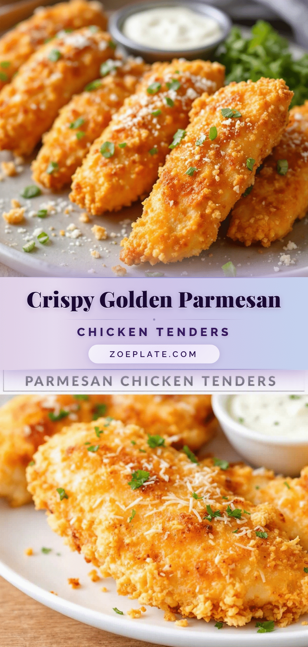 crispy baked parmesan chicken tenders recipe