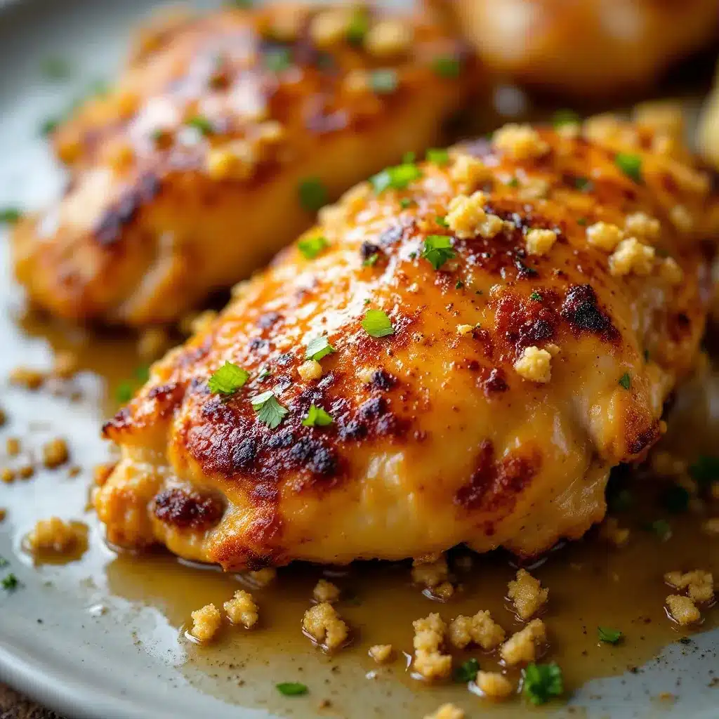 crispy lemon butter chicken thighs preparation steps