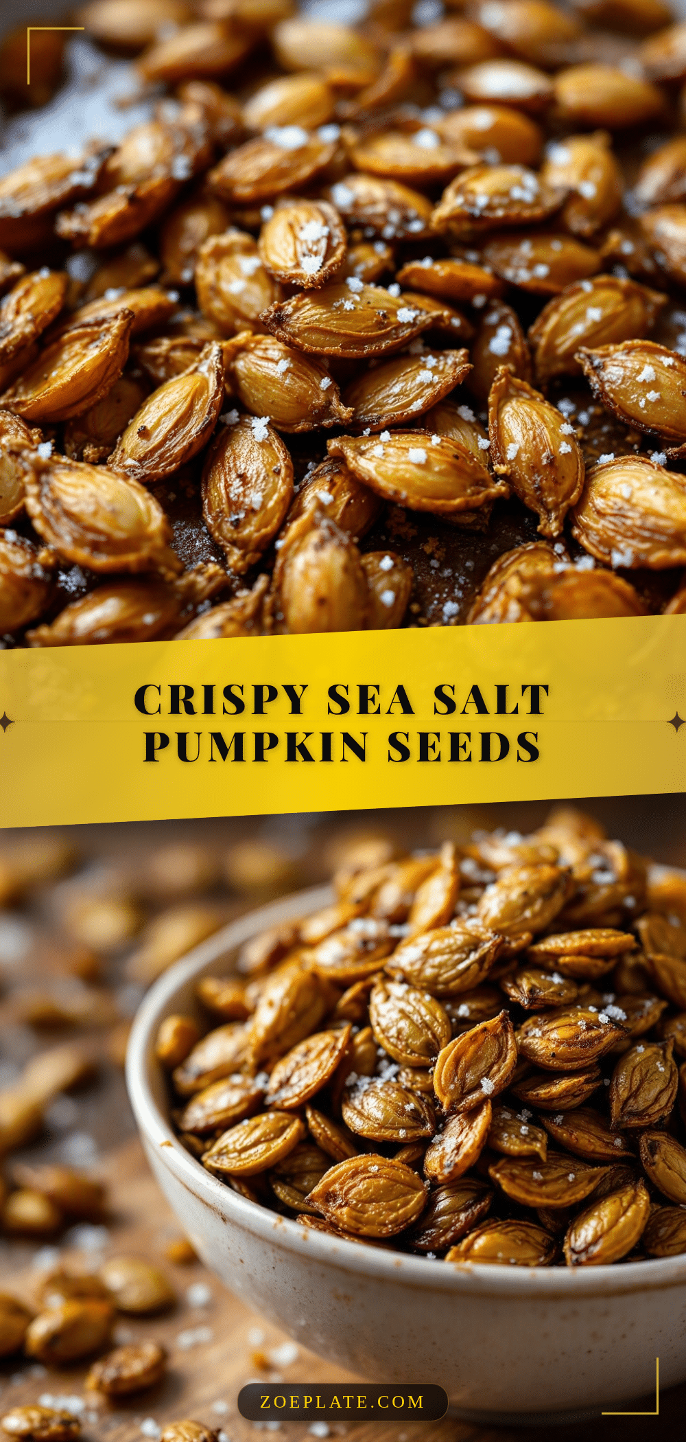 crispy roasted pumpkin seeds recipe