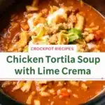 crockpot chicken tortilla soup - featured image
