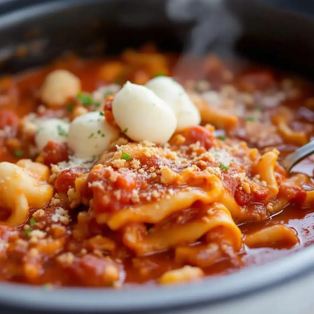 crockpot lasagna soup - featured image