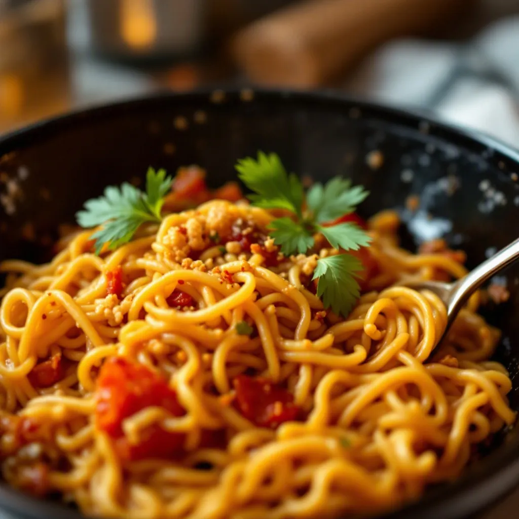 dorm room ramen stir-fry preparation steps