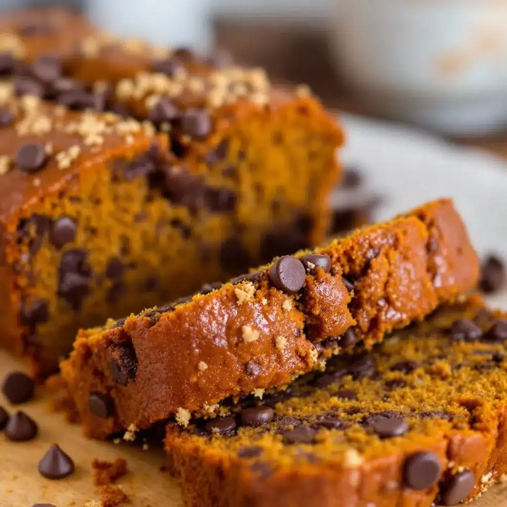 double chocolate chip pumpkin bread preparation steps