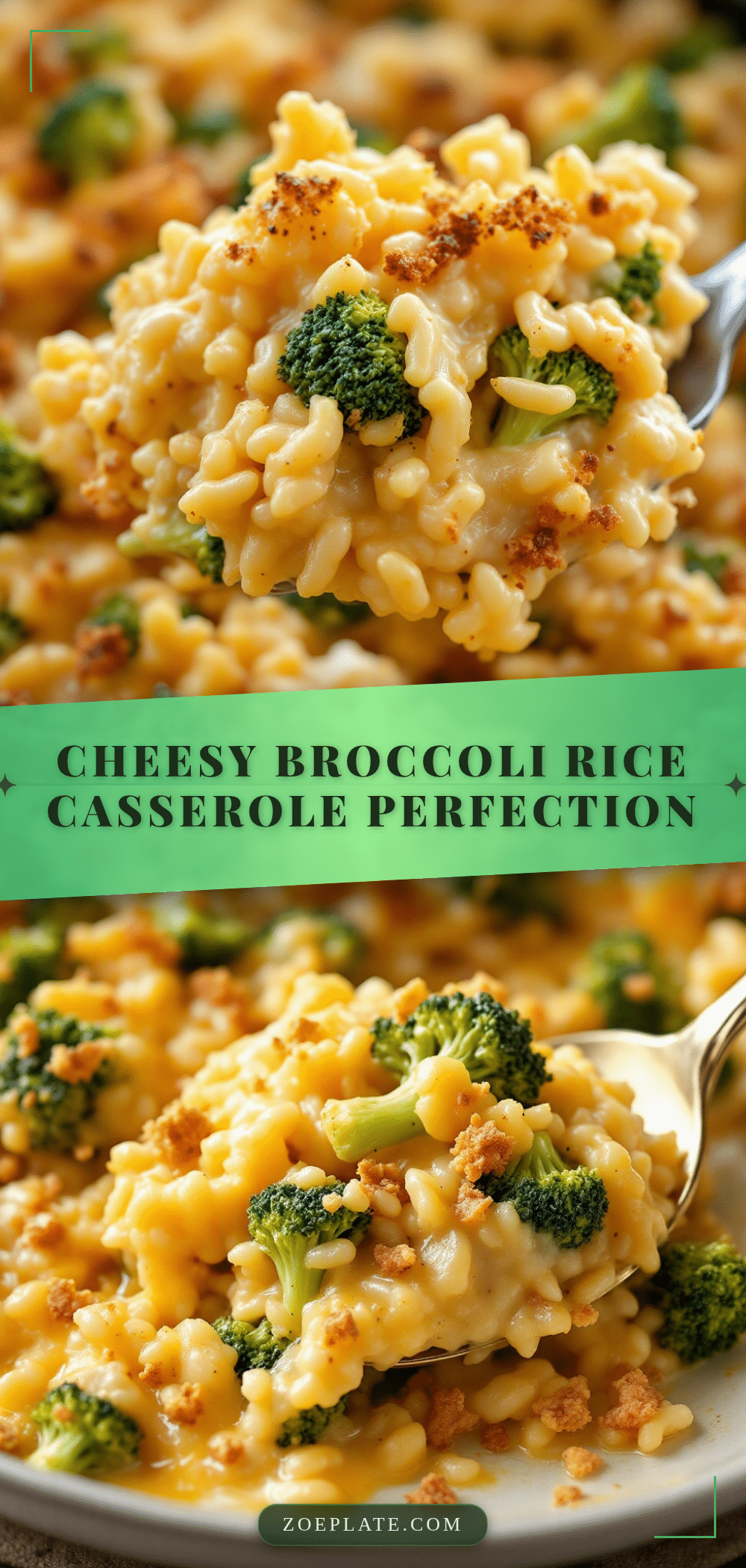 easy cheesy broccoli rice casserole recipe