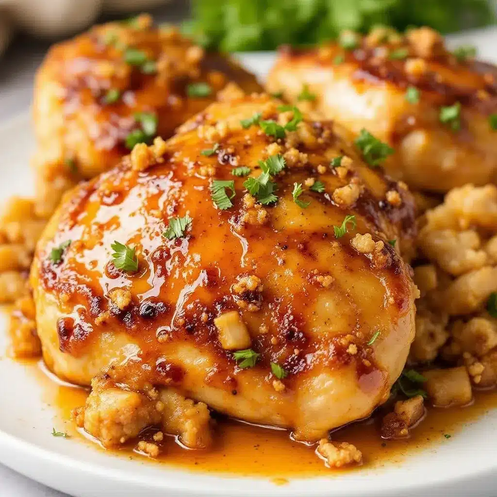 Easy Crockpot Honey Garlic Chicken Thighs preparation steps