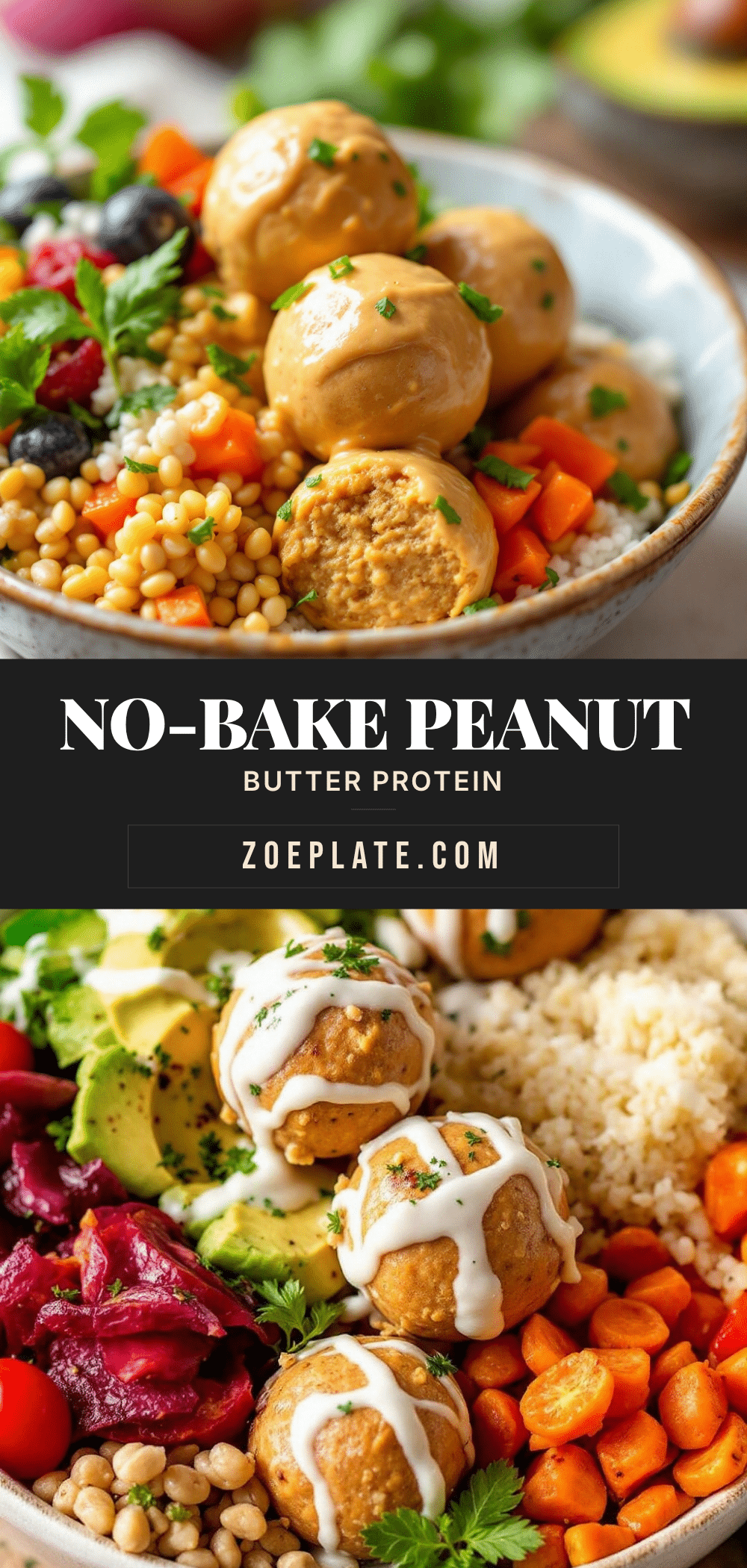 Easy No-Bake Peanut Butter Protein Energy Bites recipe