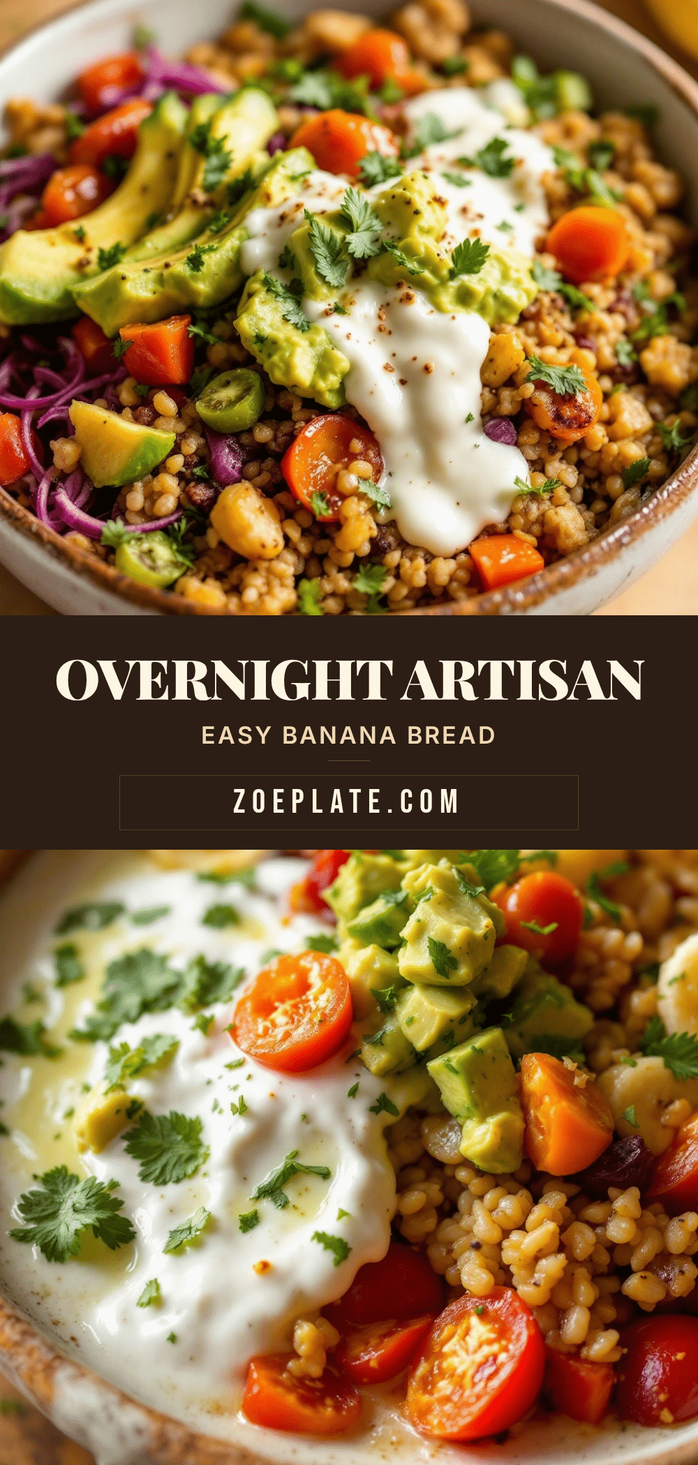 easy no-knead overnight artisan banana bread recipe