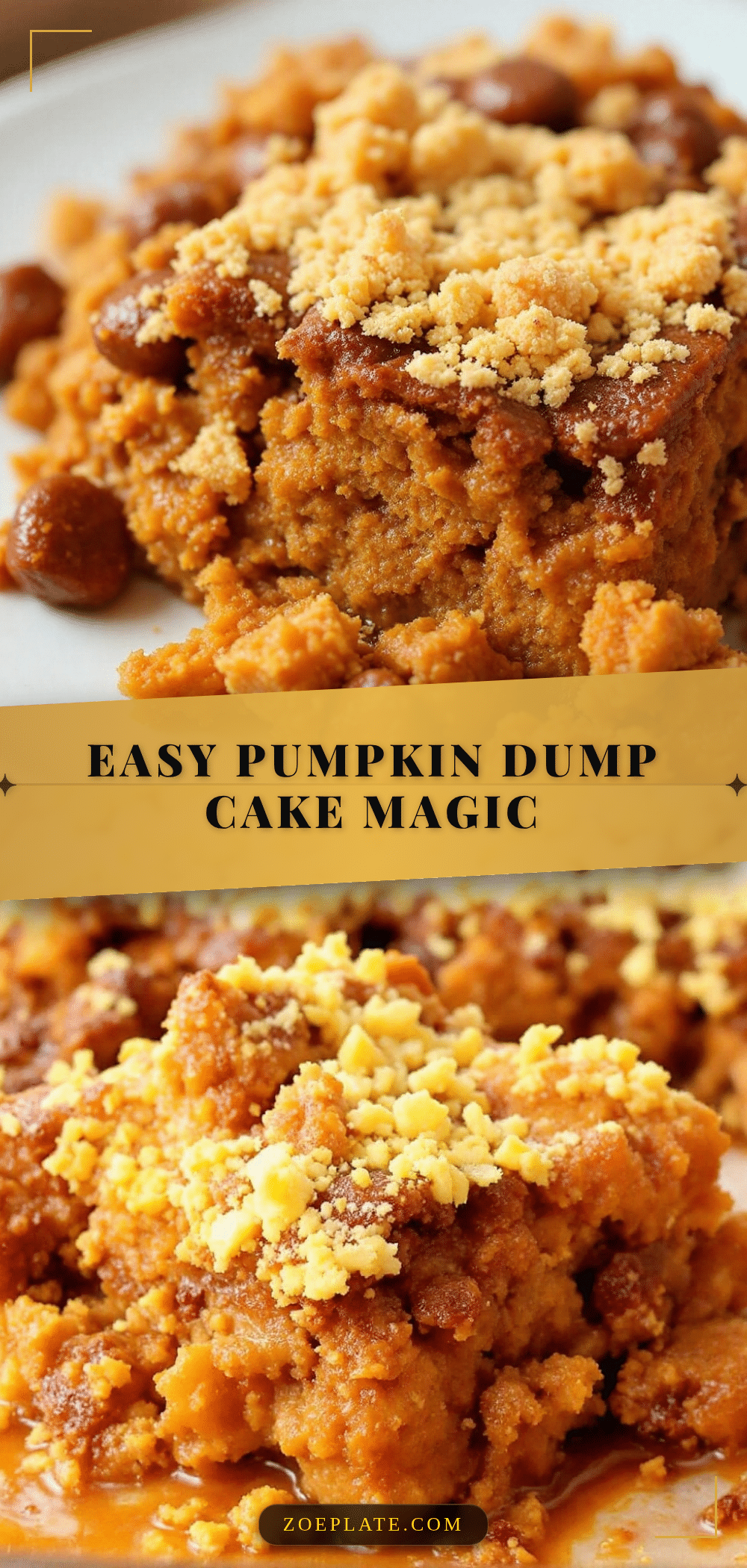 easy pumpkin dump cake recipe