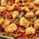 Easy Sheet Pan Chicken Fajitas - featured image