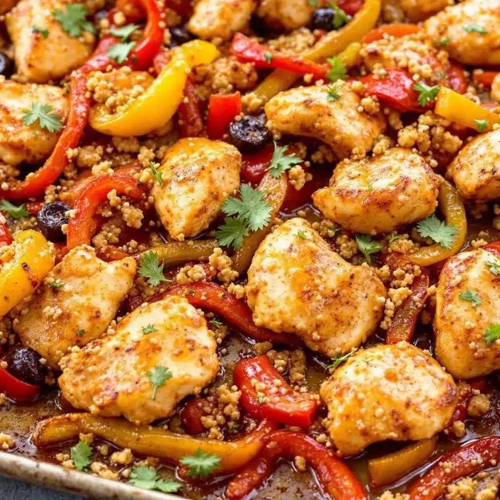 Easy Sheet Pan Chicken Fajitas - featured image