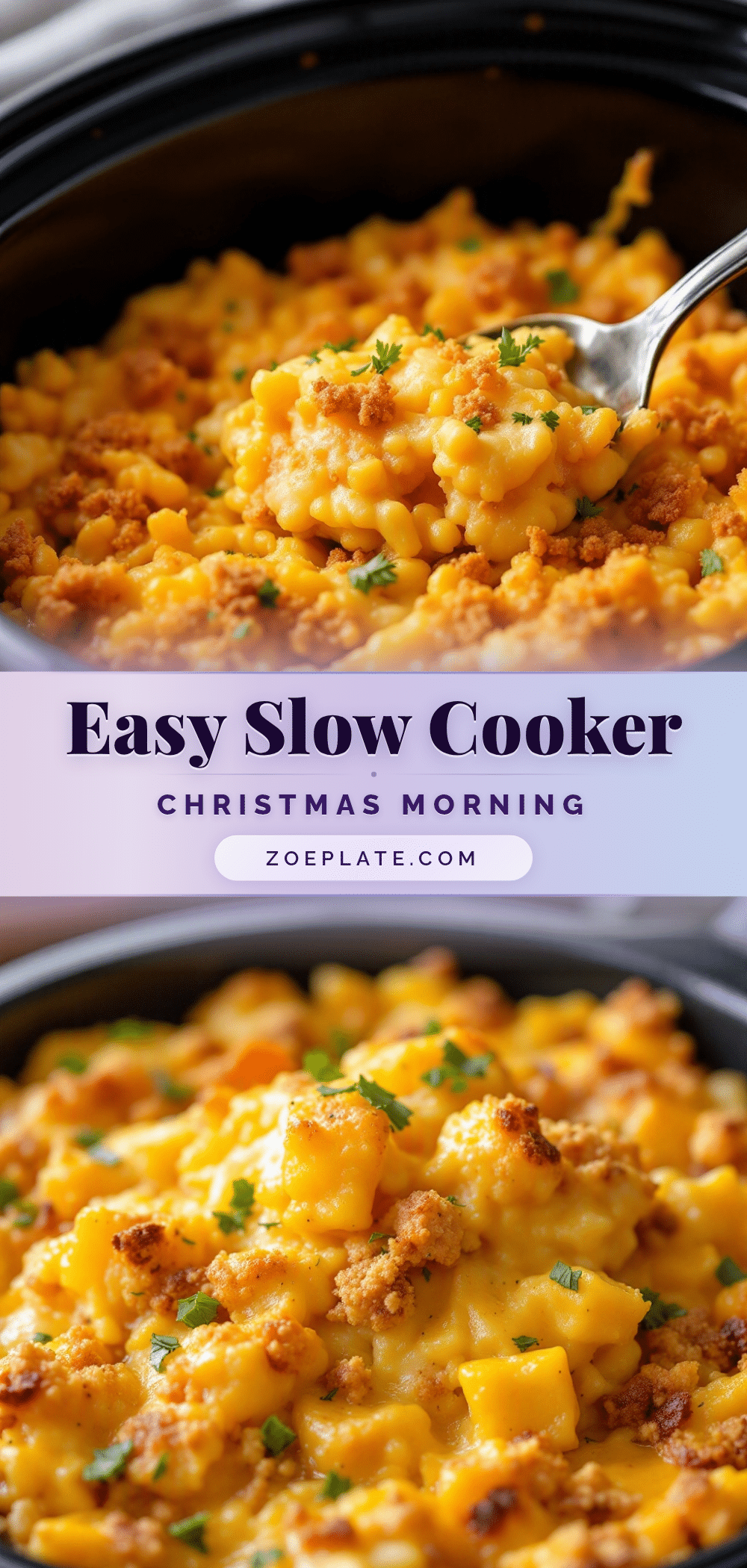 easy slow cooker christmas morning breakfast casserole recipe