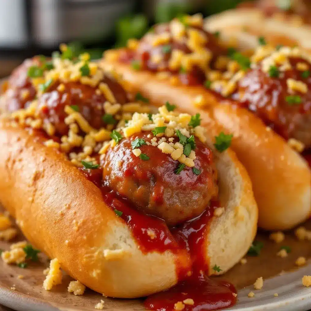 easy slow cooker meatball sub sandwiches preparation steps