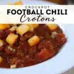 game day crockpot chili - featured image