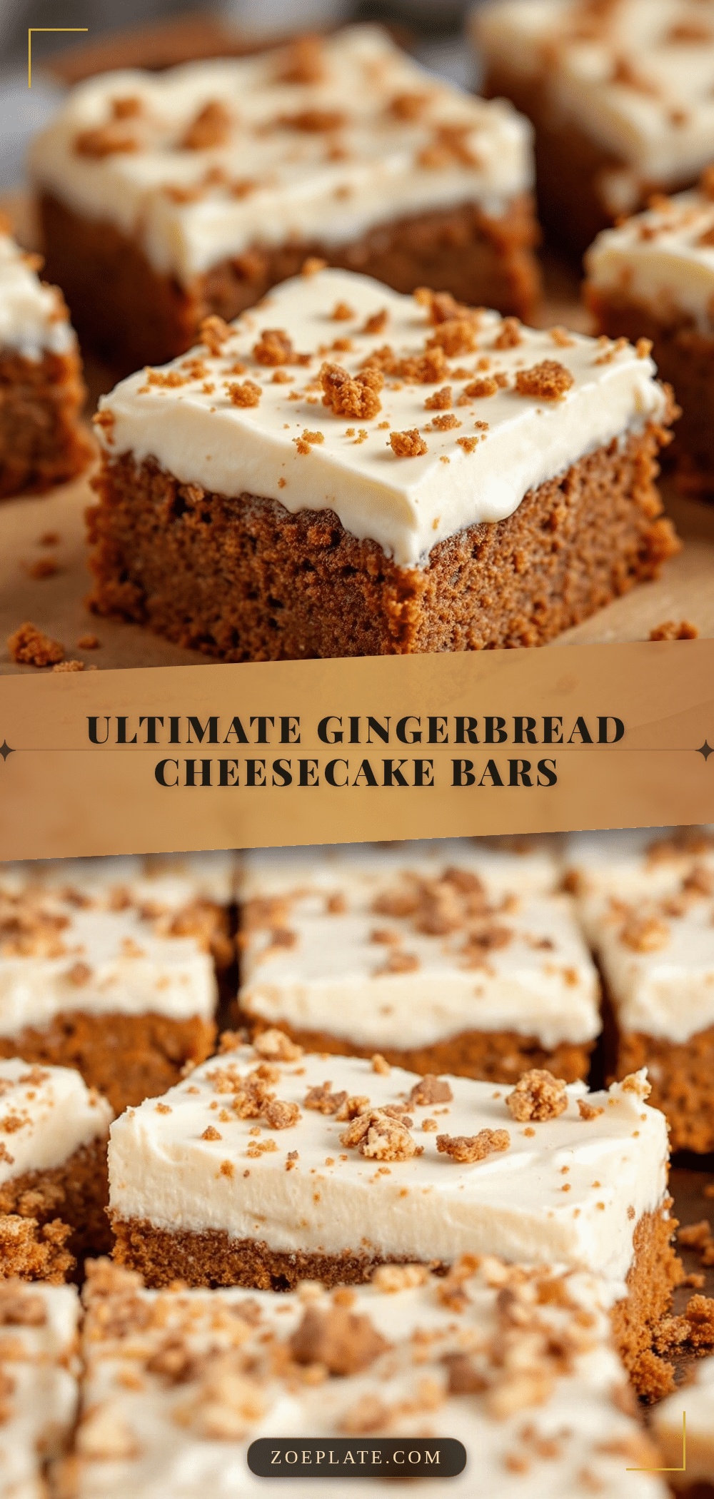 gingerbread cheesecake bars recipe