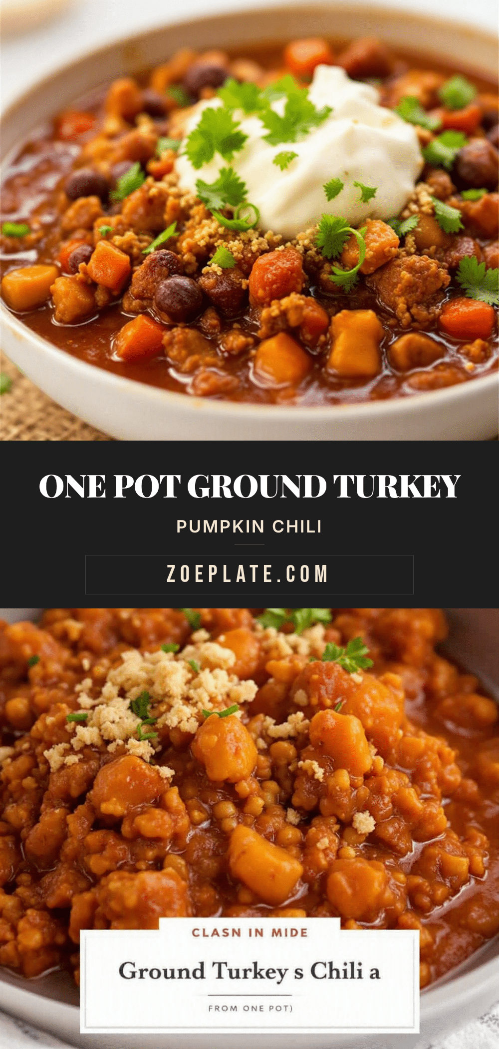 ground turkey pumpkin chili recipe