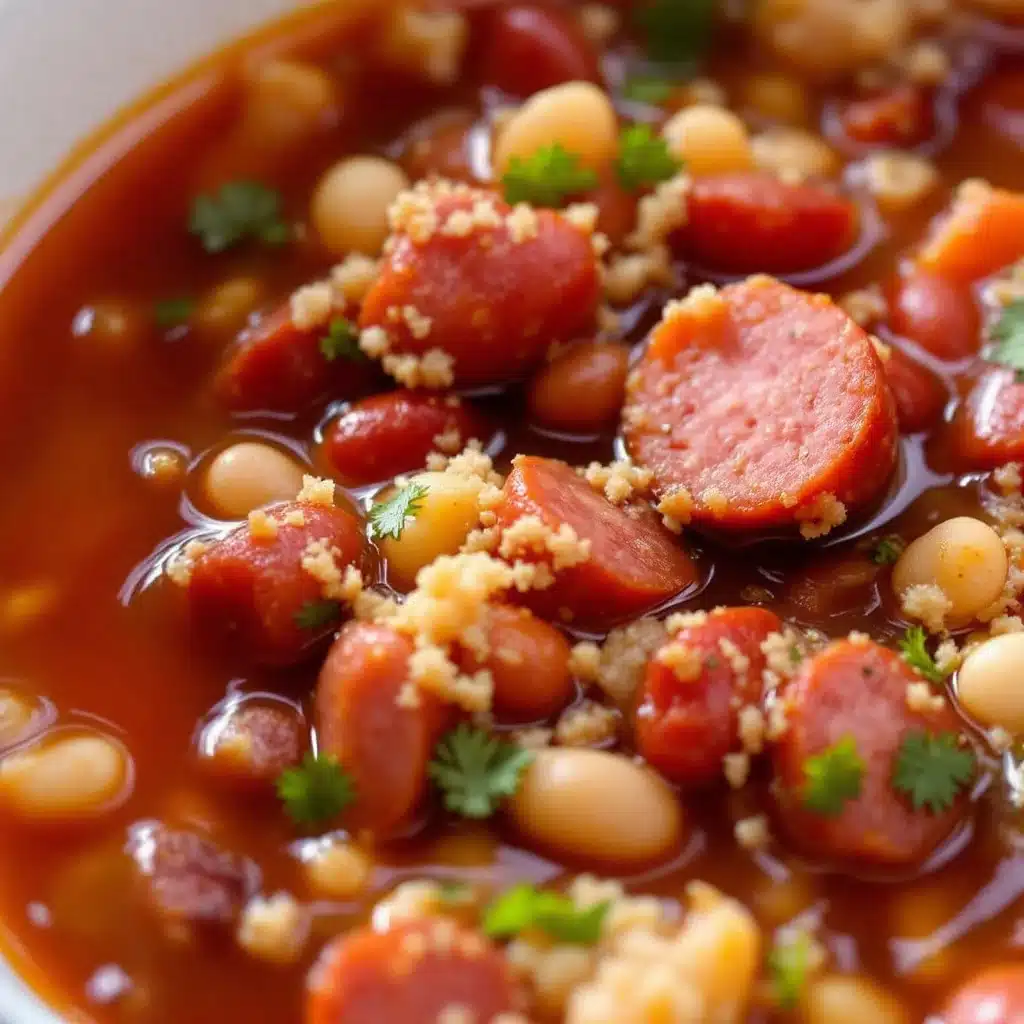 ham and bean soup with smoked sausage - featured image
