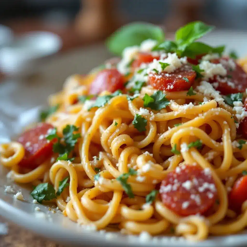 italian pepperoni pasta salad preparation steps