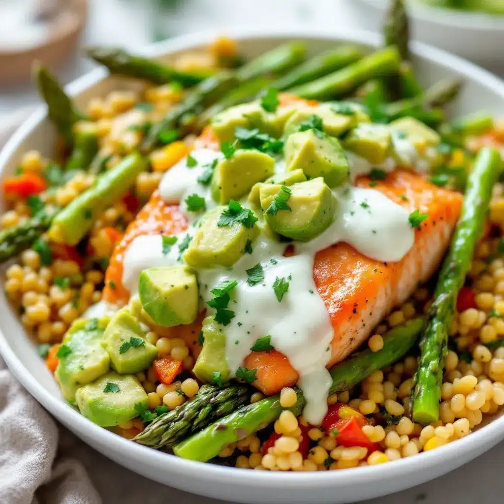 lemon garlic salmon sheet pan dinner preparation steps