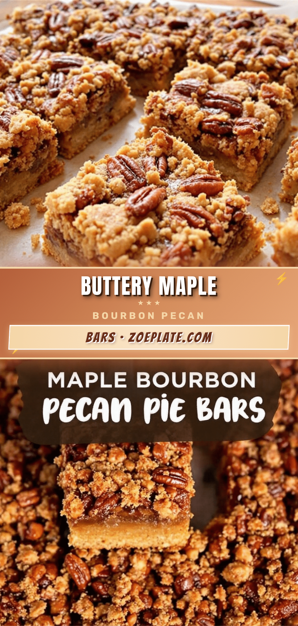 maple bourbon pecan pie bars recipe