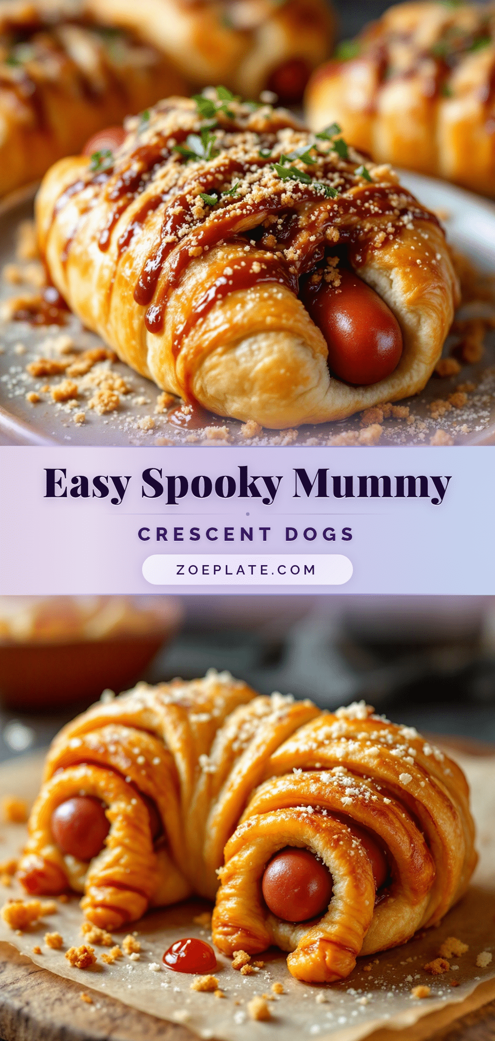 mummy hot dogs with crescent dough recipe