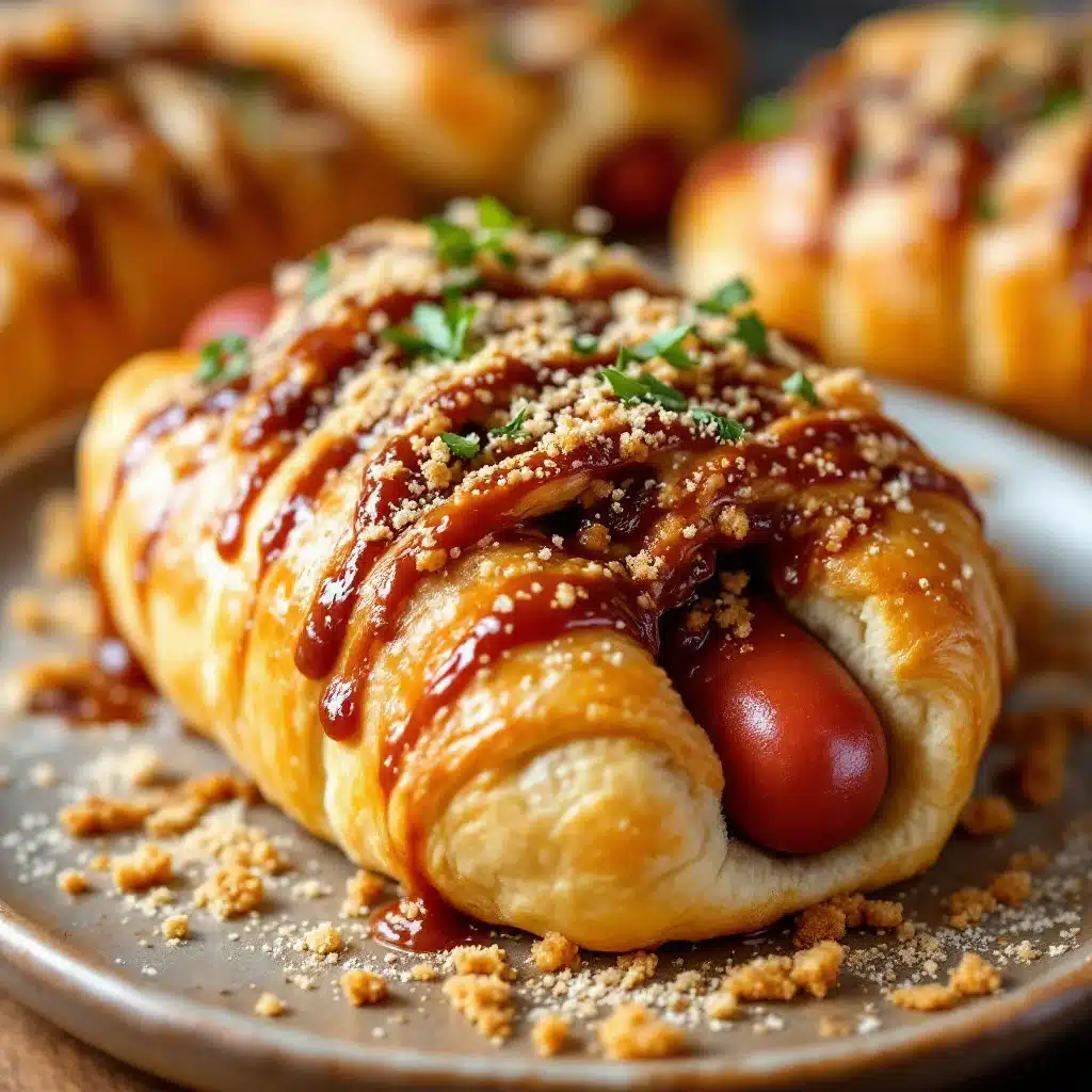 mummy hot dogs with crescent dough - featured image