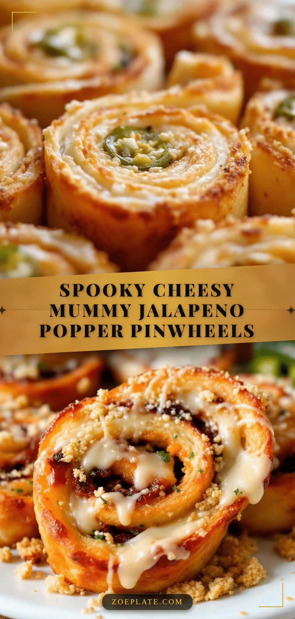 mummy jalapeno popper pinwheels recipe