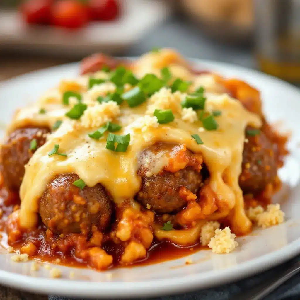 mummy meatball sub casserole preparation steps