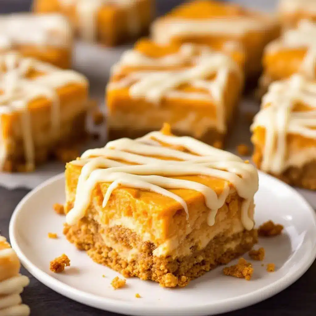 mummy pumpkin cheesecake bars preparation steps