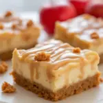 no-bake apple cheesecake bars - featured image