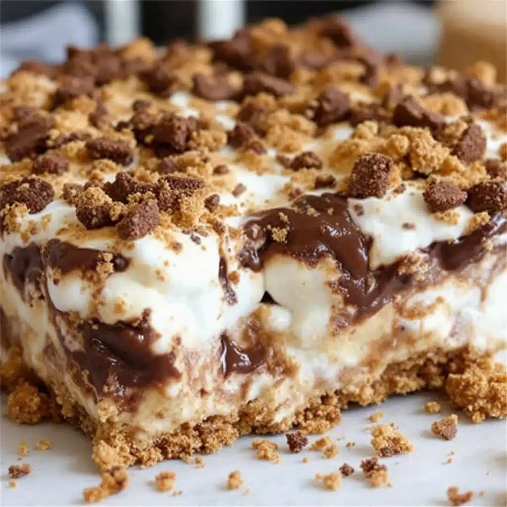 no-bake smores icebox cake - featured image