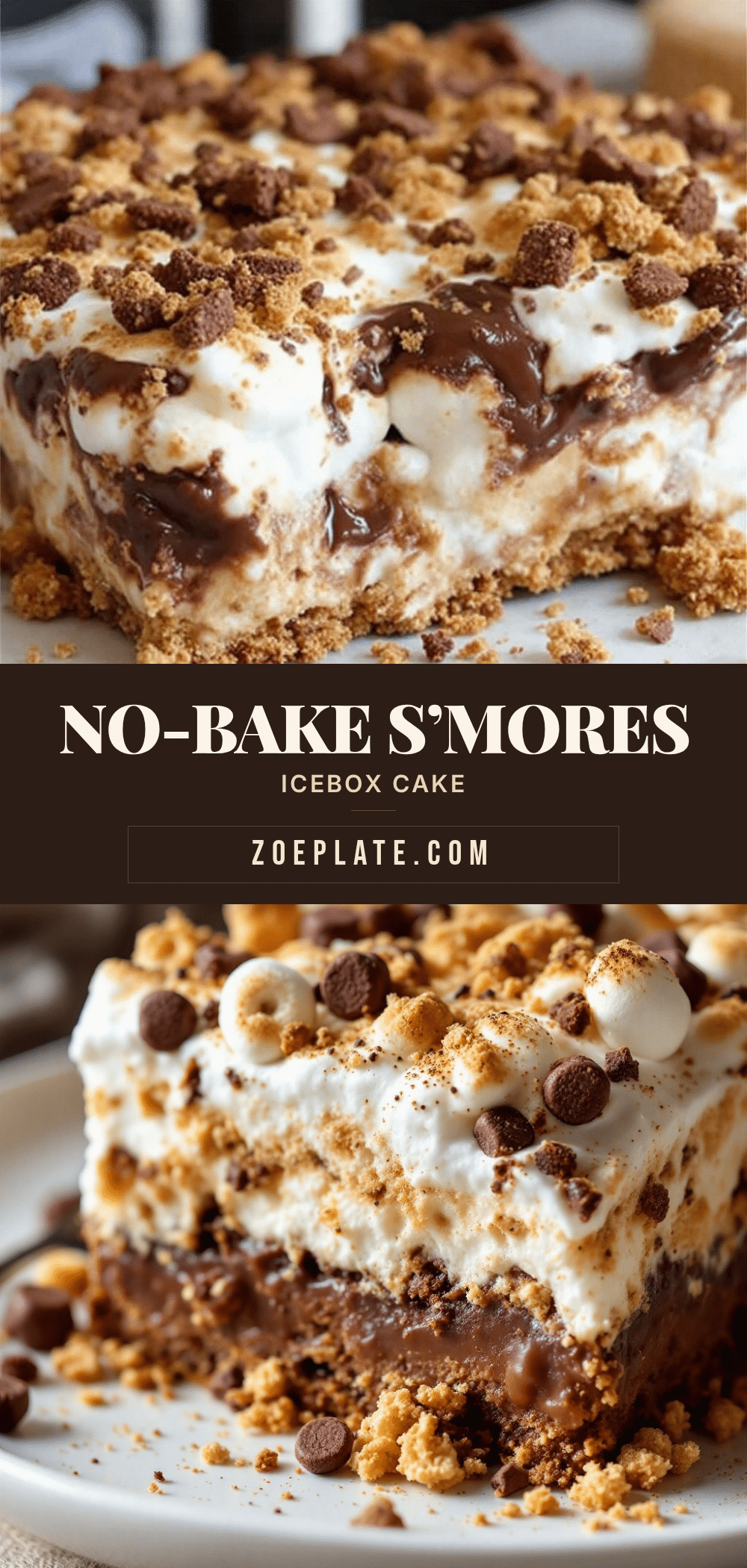 no-bake smores icebox cake recipe