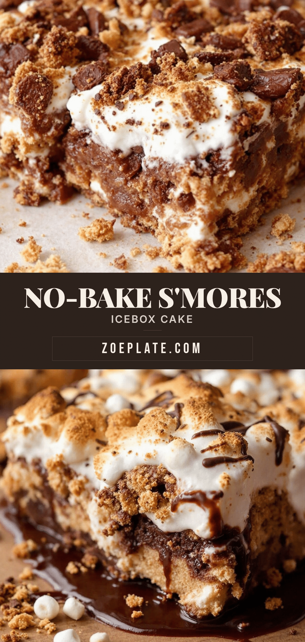 no-bake smores icebox cake recipe