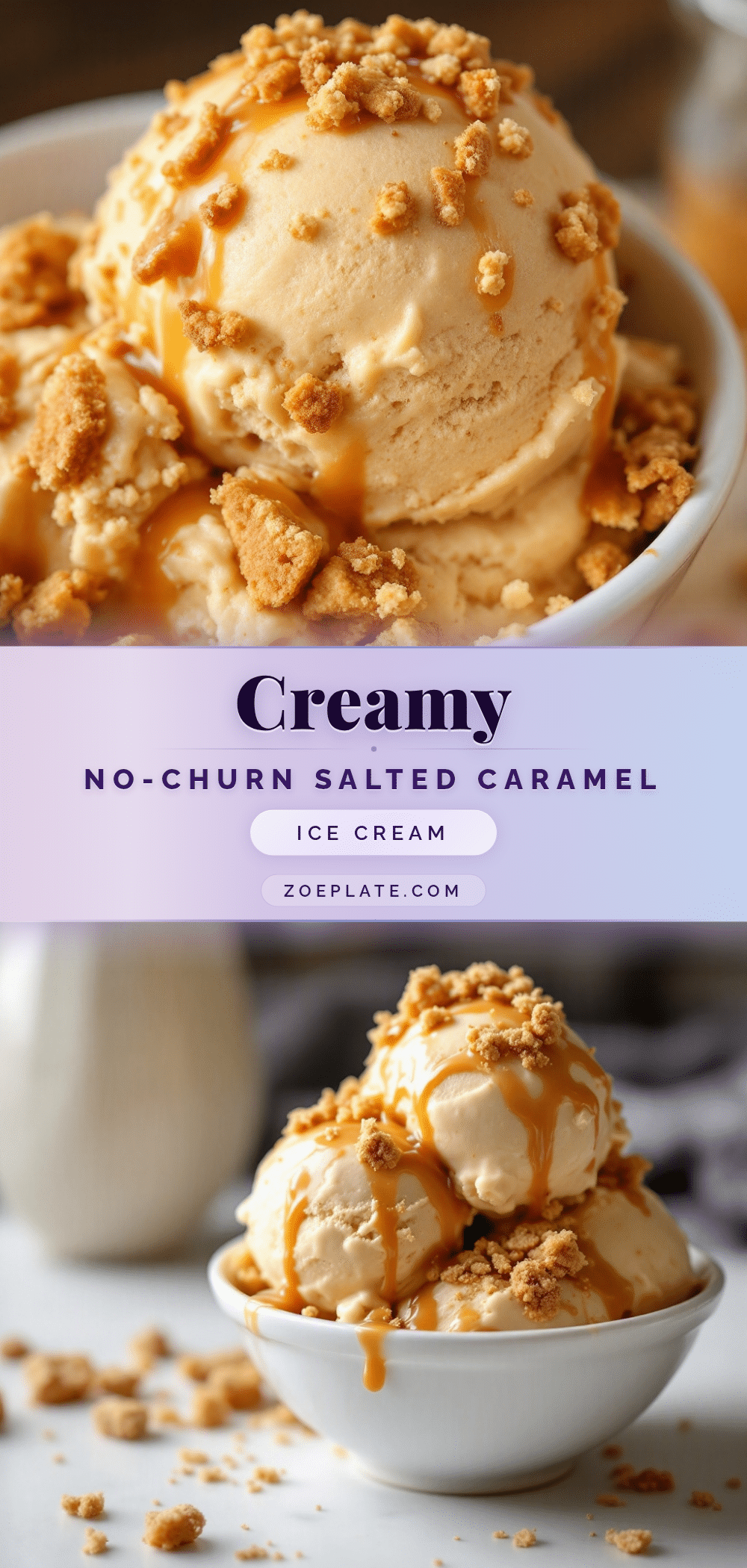 no-churn salted caramel ice cream recipe