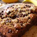 one-bowl chocolate chip banana bread - featured image