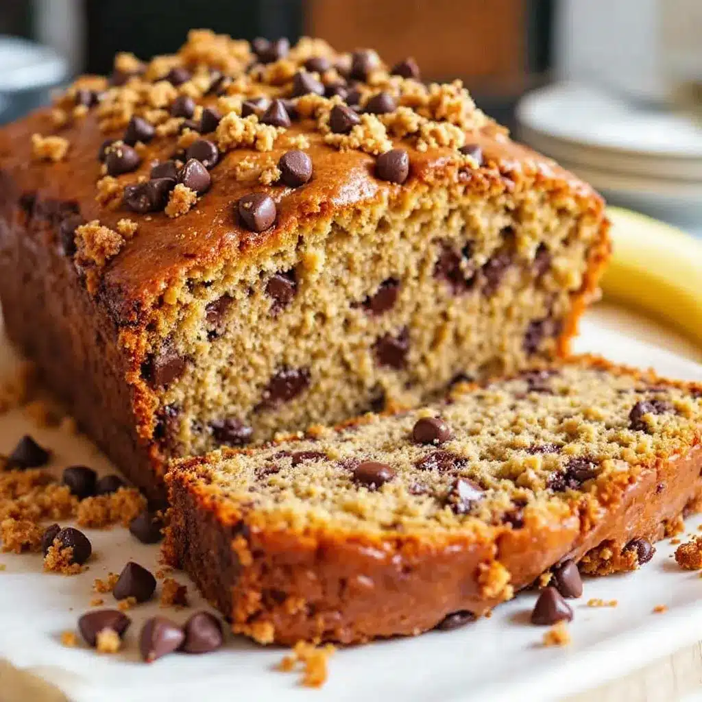 one-bowl chocolate chip banana bread preparation steps