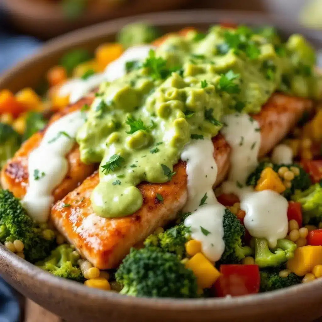 one-pan honey garlic salmon - featured image