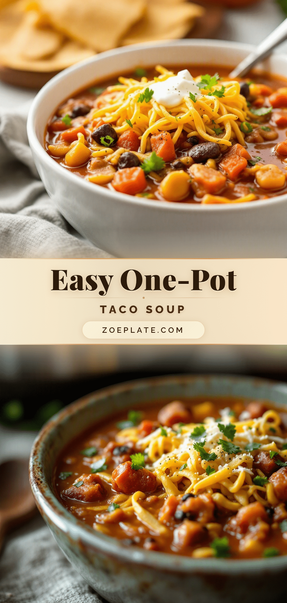 one-pot taco soup with ranch seasoning recipe
