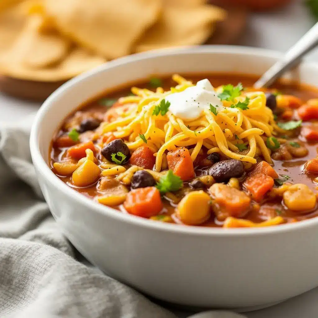 one-pot taco soup with ranch seasoning - featured image