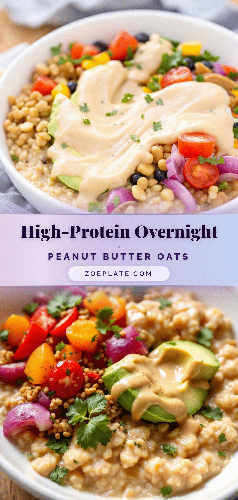 overnight peanut butter protein oats recipe