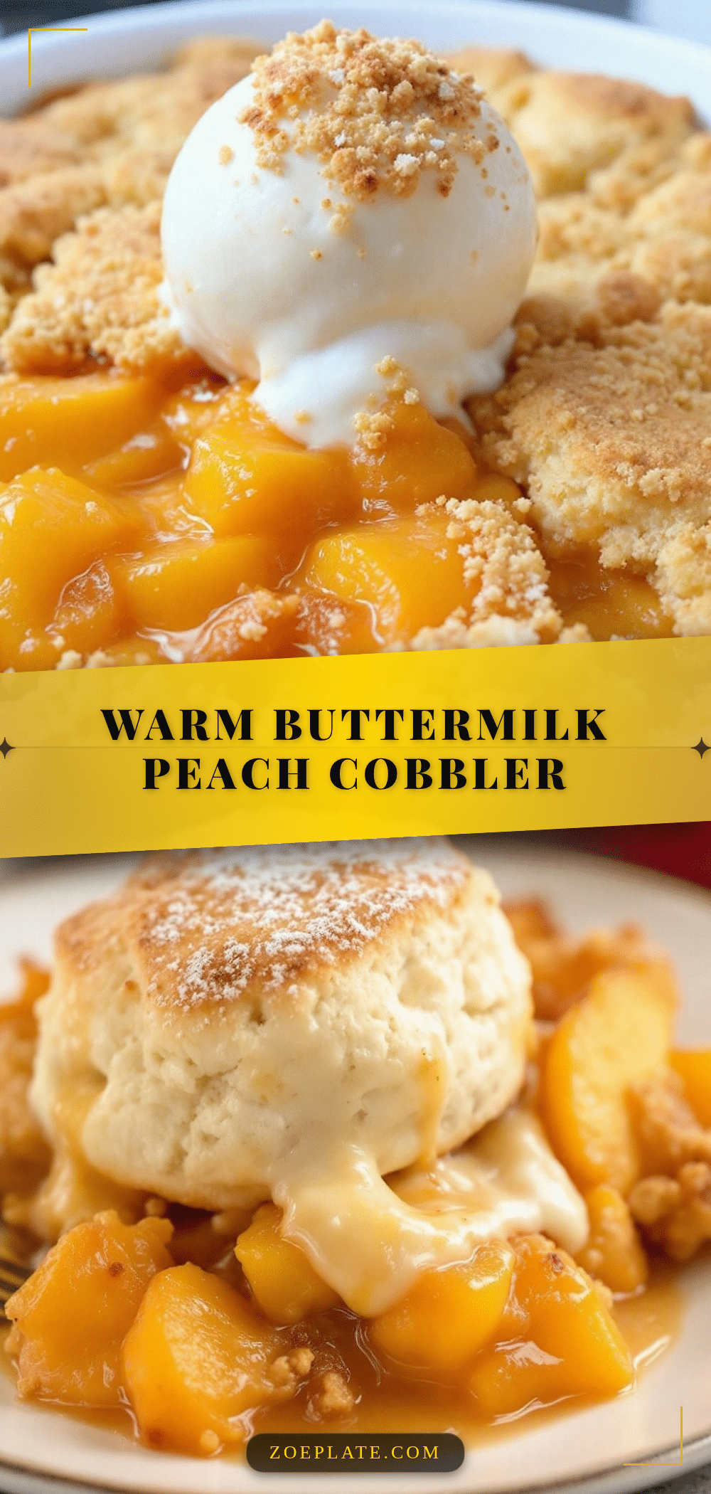peach cobbler recipe