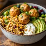 peanut butter protein balls - featured image