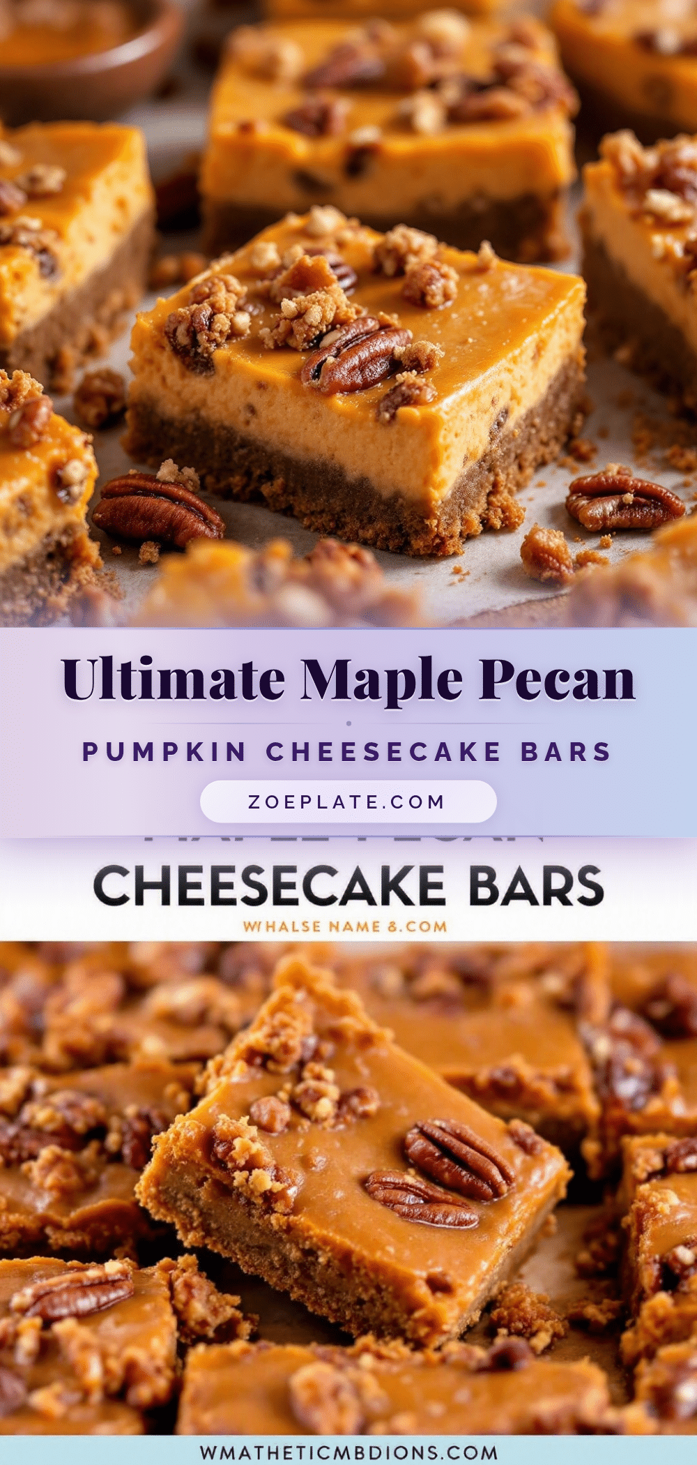 pumpkin cheesecake bars recipe