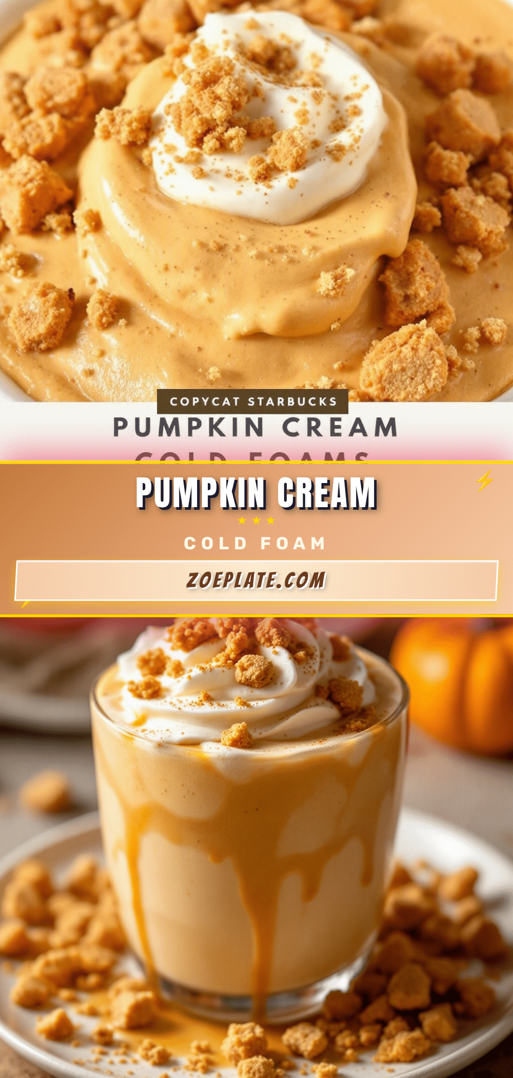 pumpkin cream cold foam recipe