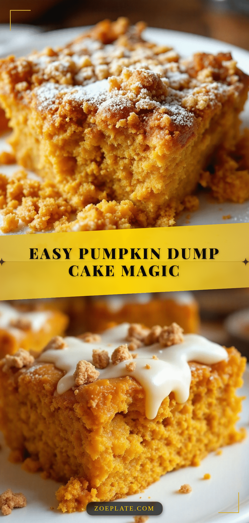 pumpkin dump cake recipe