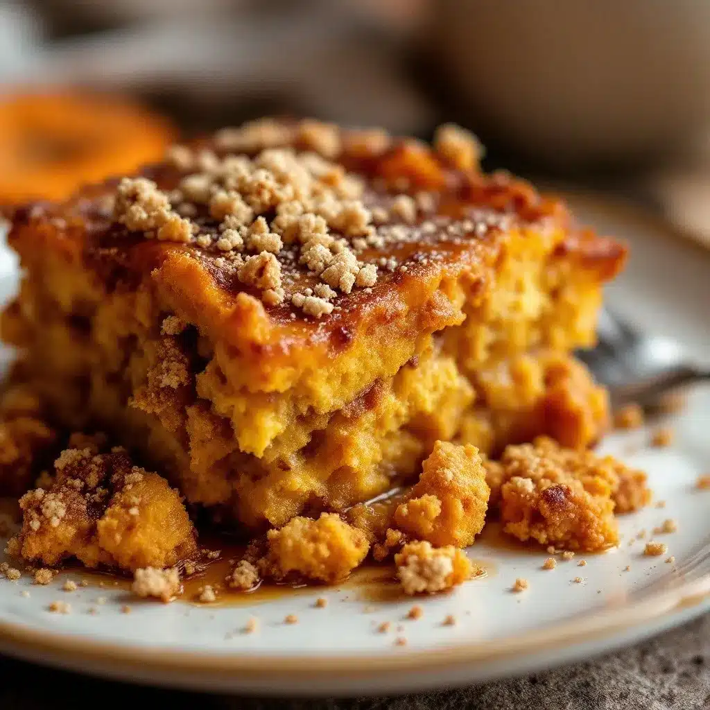 pumpkin french toast casserole preparation steps