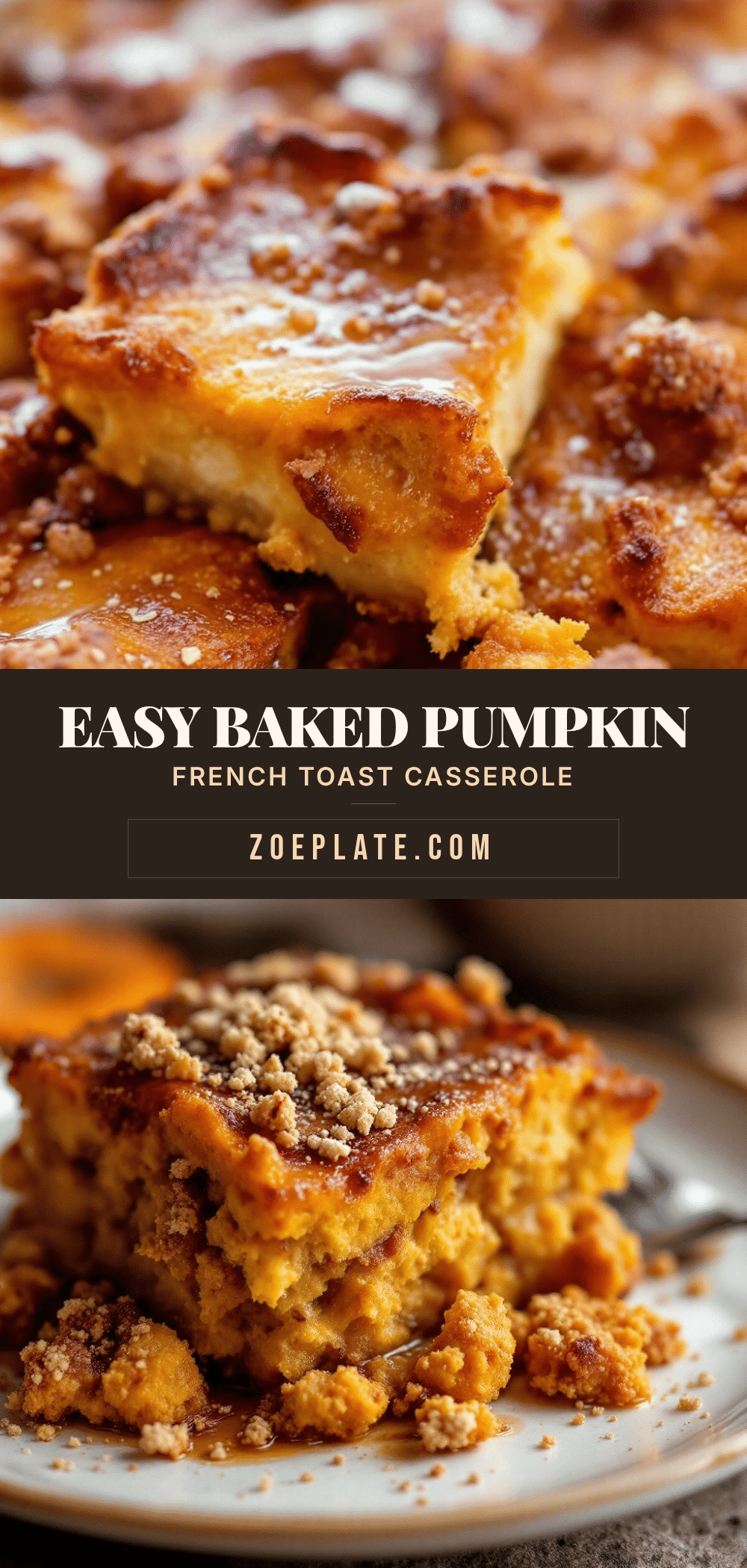 pumpkin french toast casserole recipe