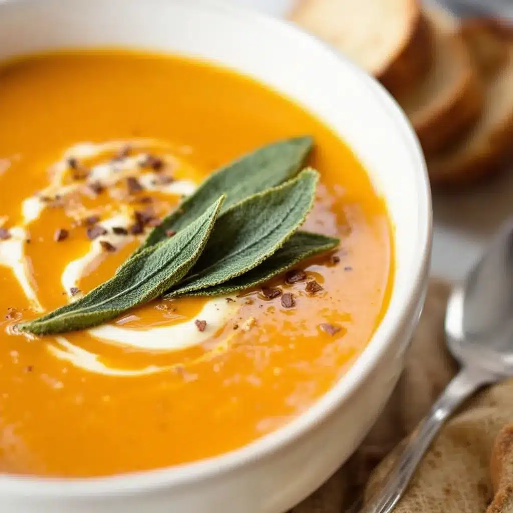 roasted butternut squash soup preparation steps