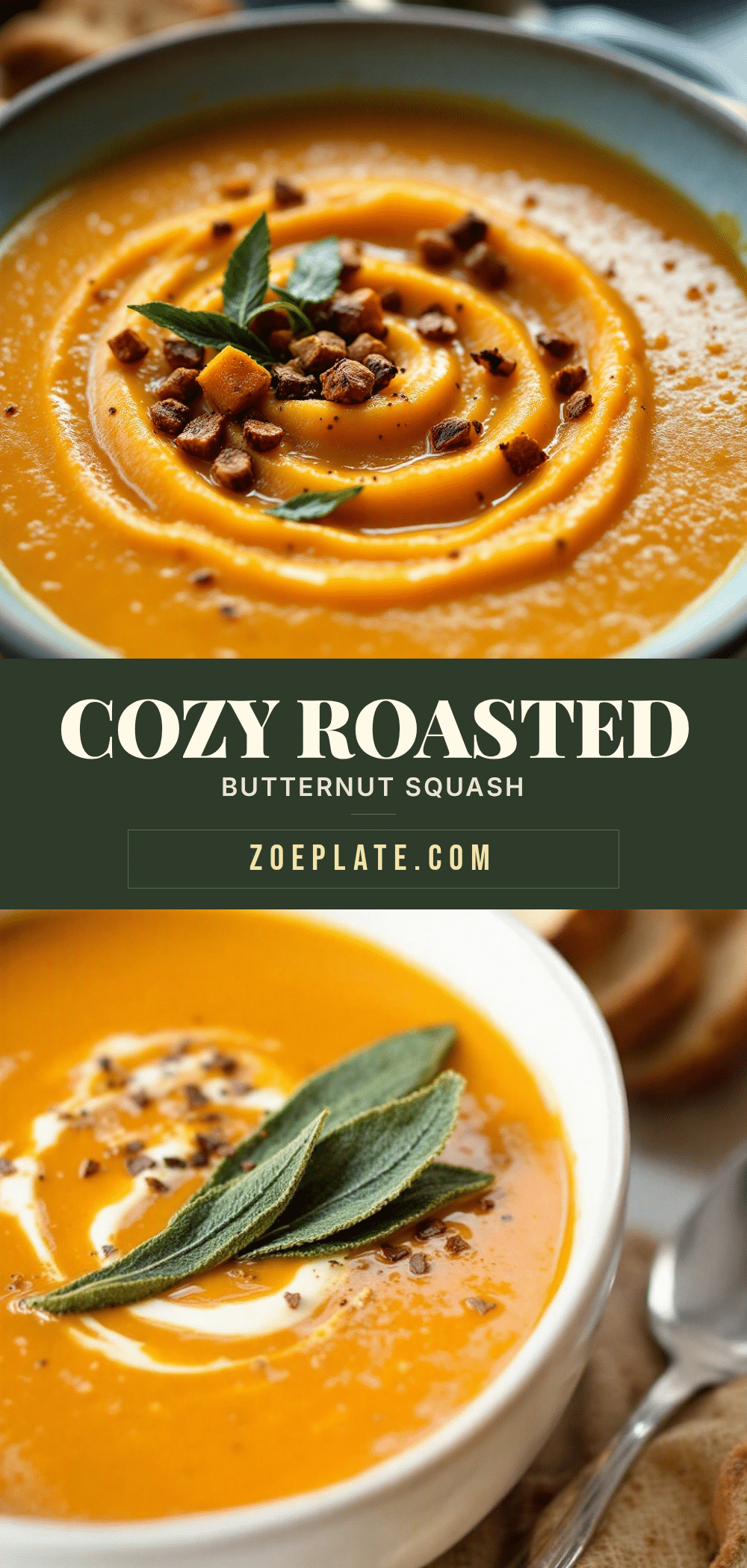 roasted butternut squash soup recipe